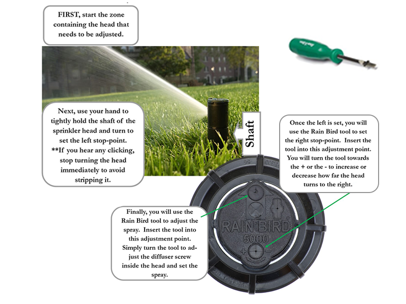 How to adjust sprinkler heads: top tips for success